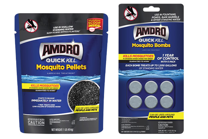 Mosquito Pellets and Dunks
